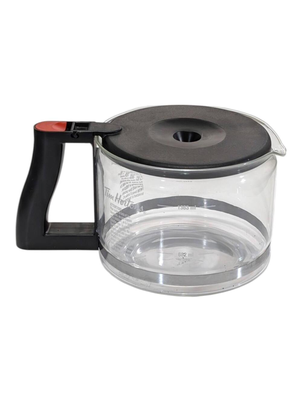 Tim Hortons Bunn Coffee Pot 10 Cup Glass Carafe Decanter Replacement W/ Lid